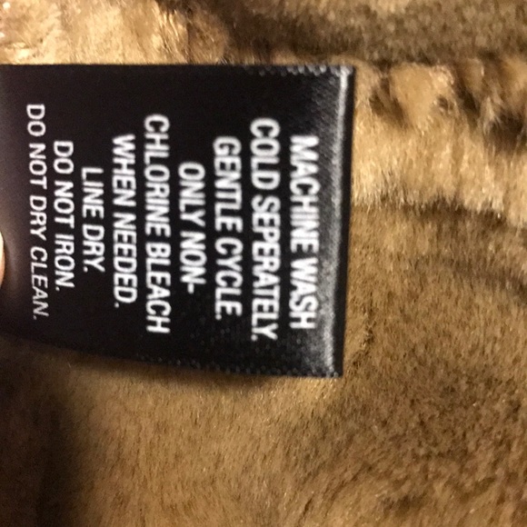 Faux Suede Winter Jacket with Hood - Picture 5 of 8